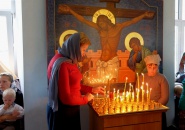 Праздничная воскресная литургия в день церковного Новолетия в Никольском Храме г. Шлиссельбурга